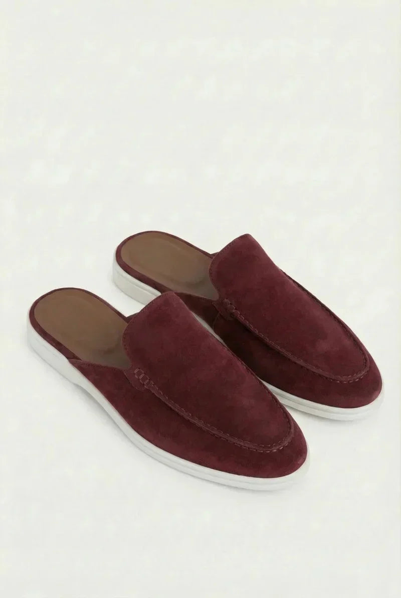 Bordeaux Yacht Suede Mule