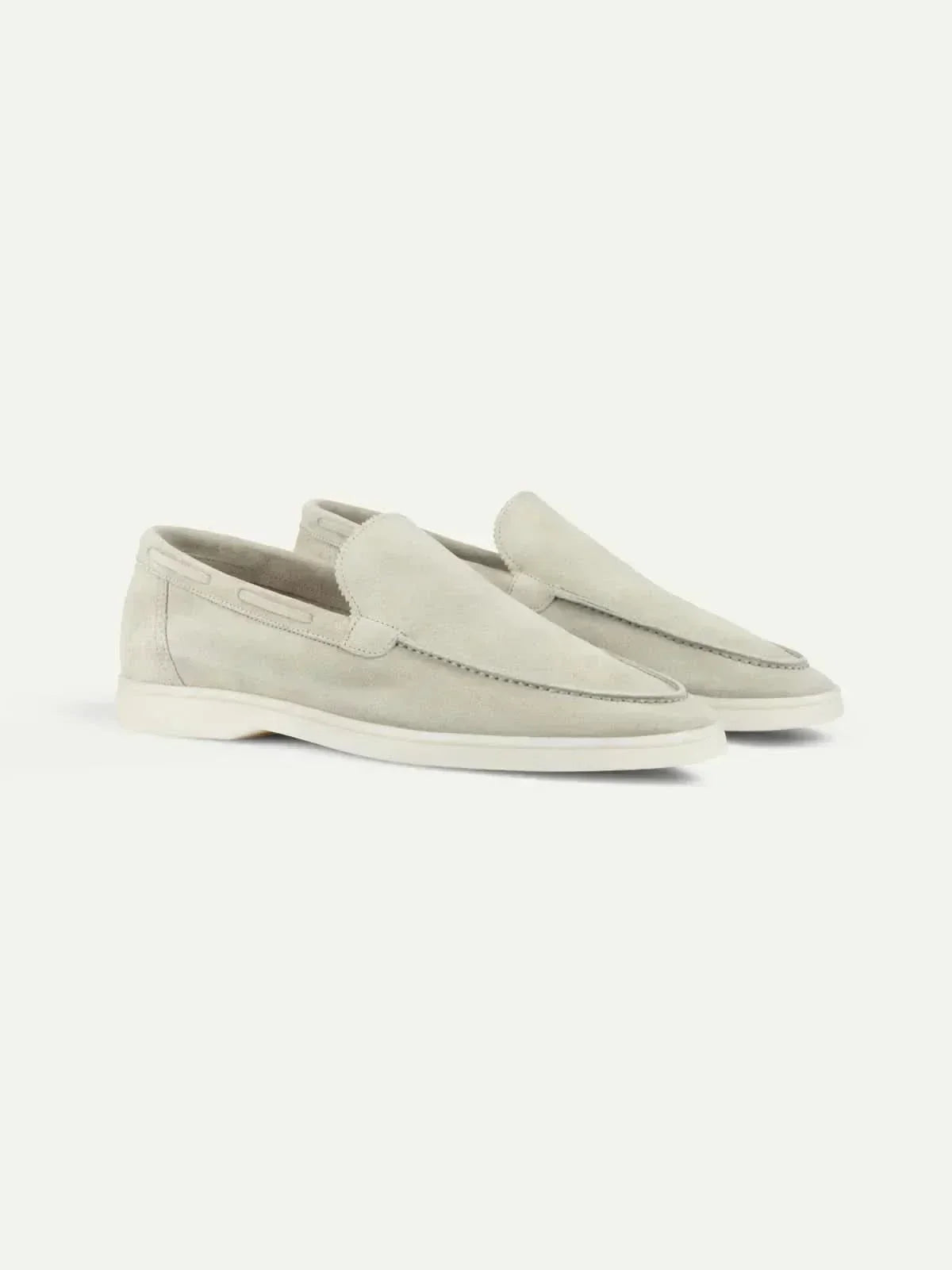Classic Suede Loafer Cream