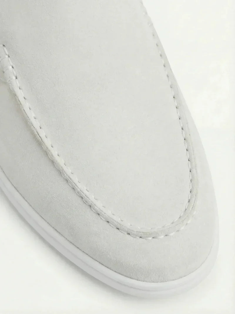 White Yacht Suede Mule