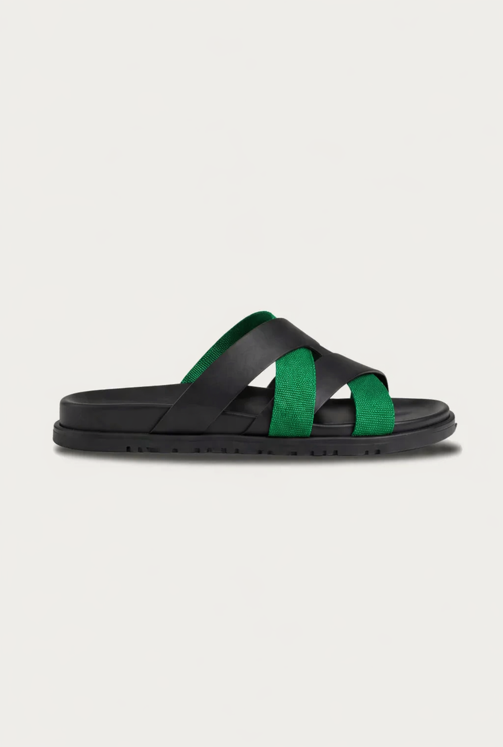 Palermo Leather Sandal Green Black