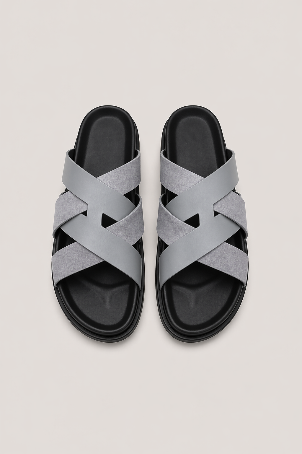 Palermo Leather Sandal Gray