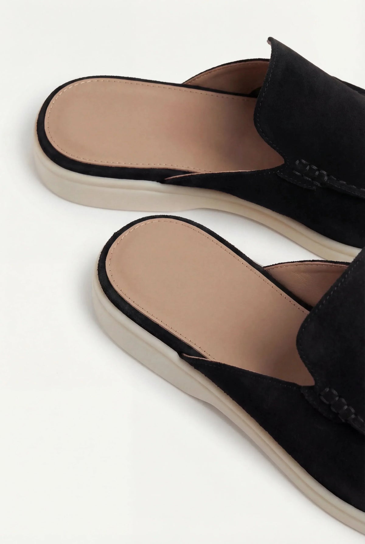 Black Yacht Suede Mule